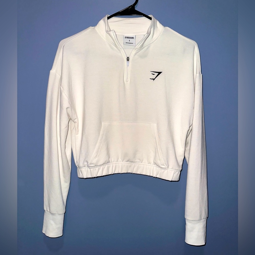 Gymshark cropped quarter zip pullover
